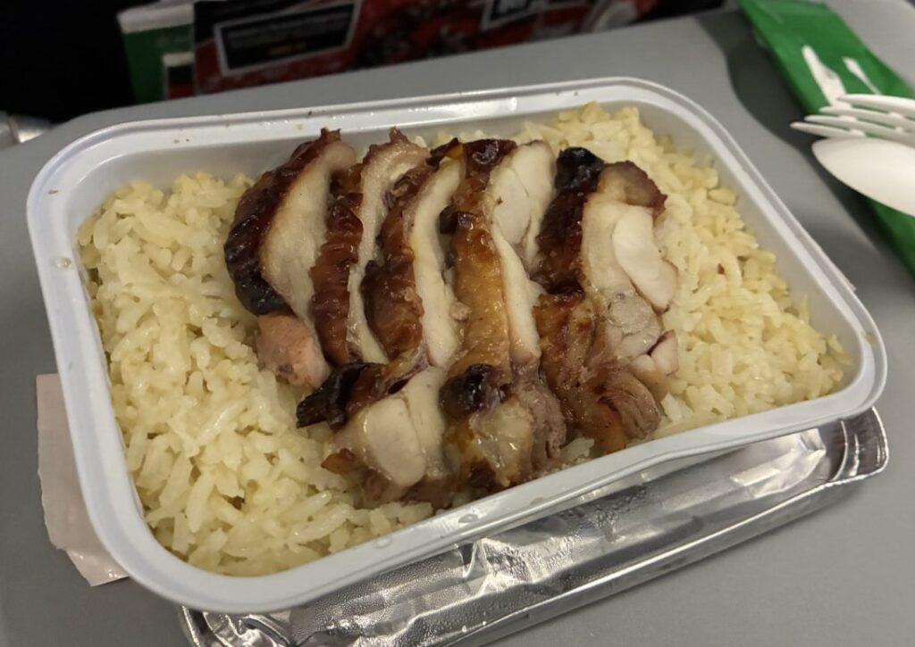 AirAsia機内食 チンおじさんの鶏飯