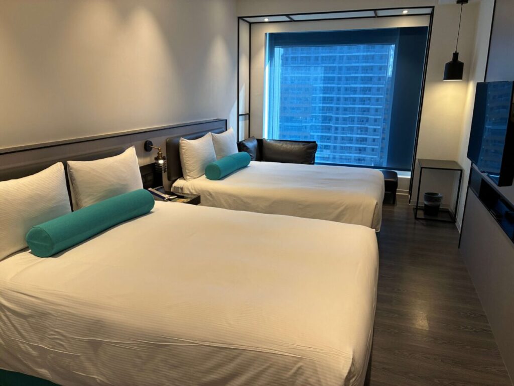 シーザーメトロ台北のベッド