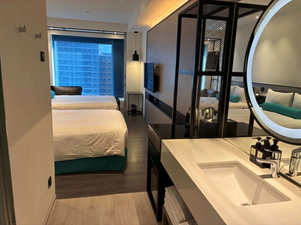 シーザーメトロ台北の客室全体
