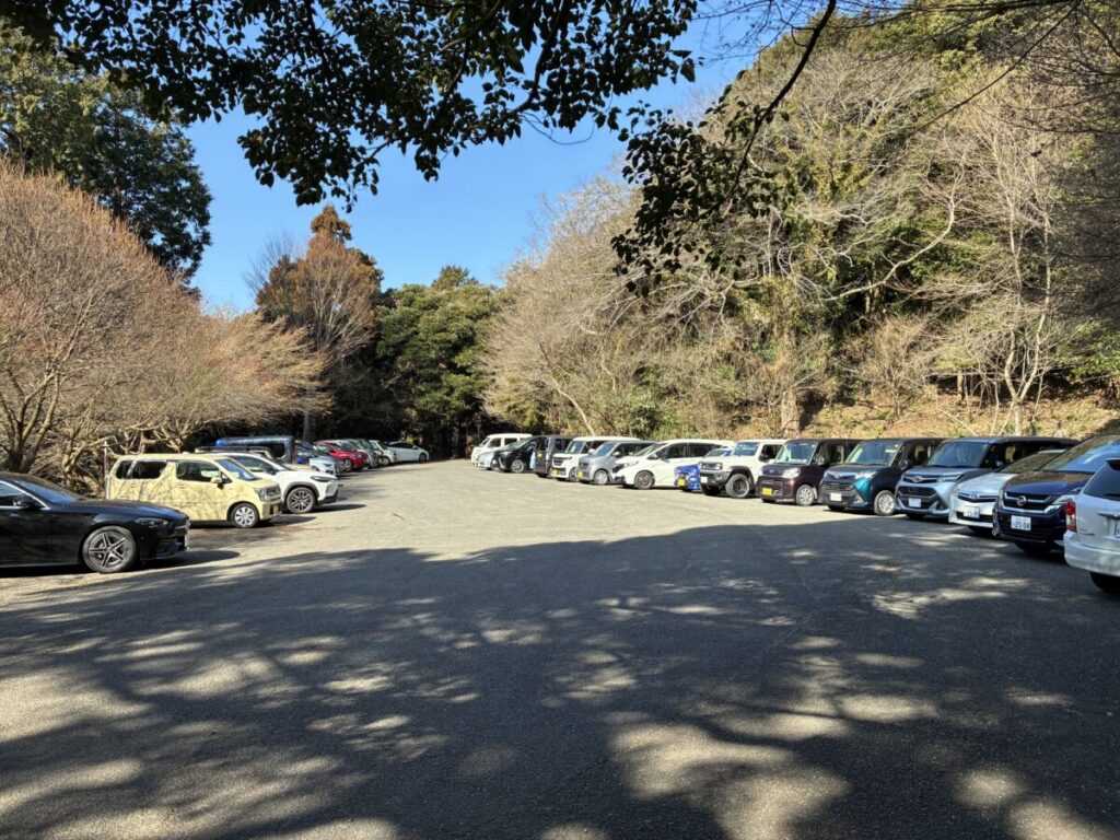 金峰山第一駐車場の様子(熊本)
