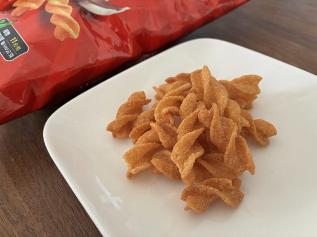 台湾スナック 可楽果の中身（えんどう豆スナック）