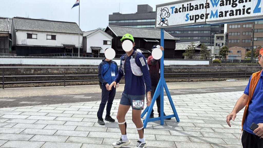 橘湾岸スーパーマラニックのスタート地点・出島前