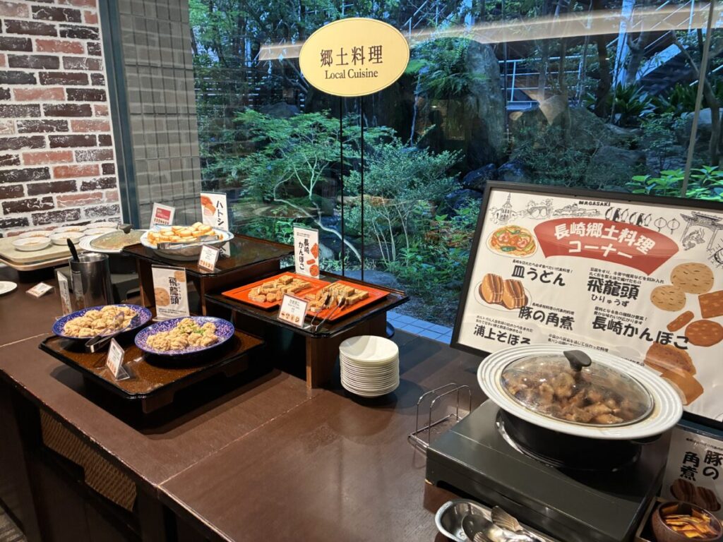 ホテルニュー長崎朝食の長崎郷土料理