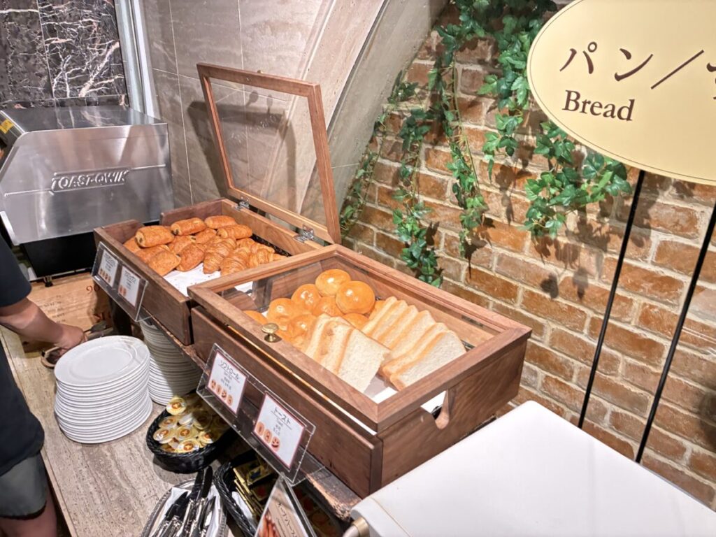 ホテルニュー長崎朝食ビュッフェのパン