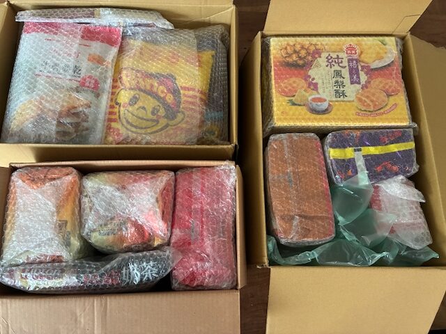 Taiwan Loveで取り寄せた台湾のお菓子や食品