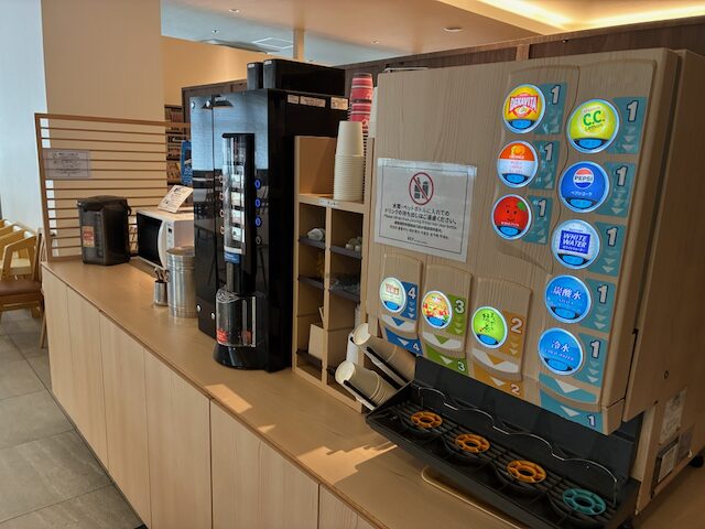 レフ熊本のフリードリンクコーナー