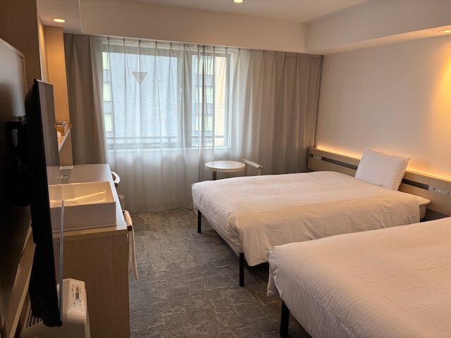 レフ熊本のモデレートツイン客室